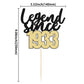 Gyufise 1Pcs Legend Since 1933 Cake Topper 90Th Birthday Cake Decoration Hello 90 Funny 90 And Fabulous Decoration For 90Th Wedd