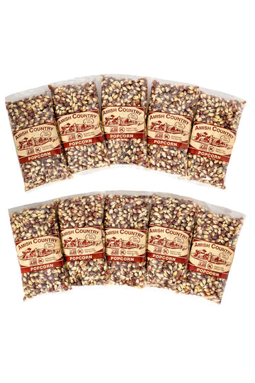 Amish Country Popcorn | 10-4 Oz Bags - Purple Kernels | Old Fashioned, Non-GMO and Gluten Free