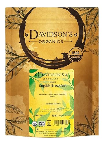 Davidson'S Organics, English Breakfast, Loose Leaf Tea, 16-Ounce Bag