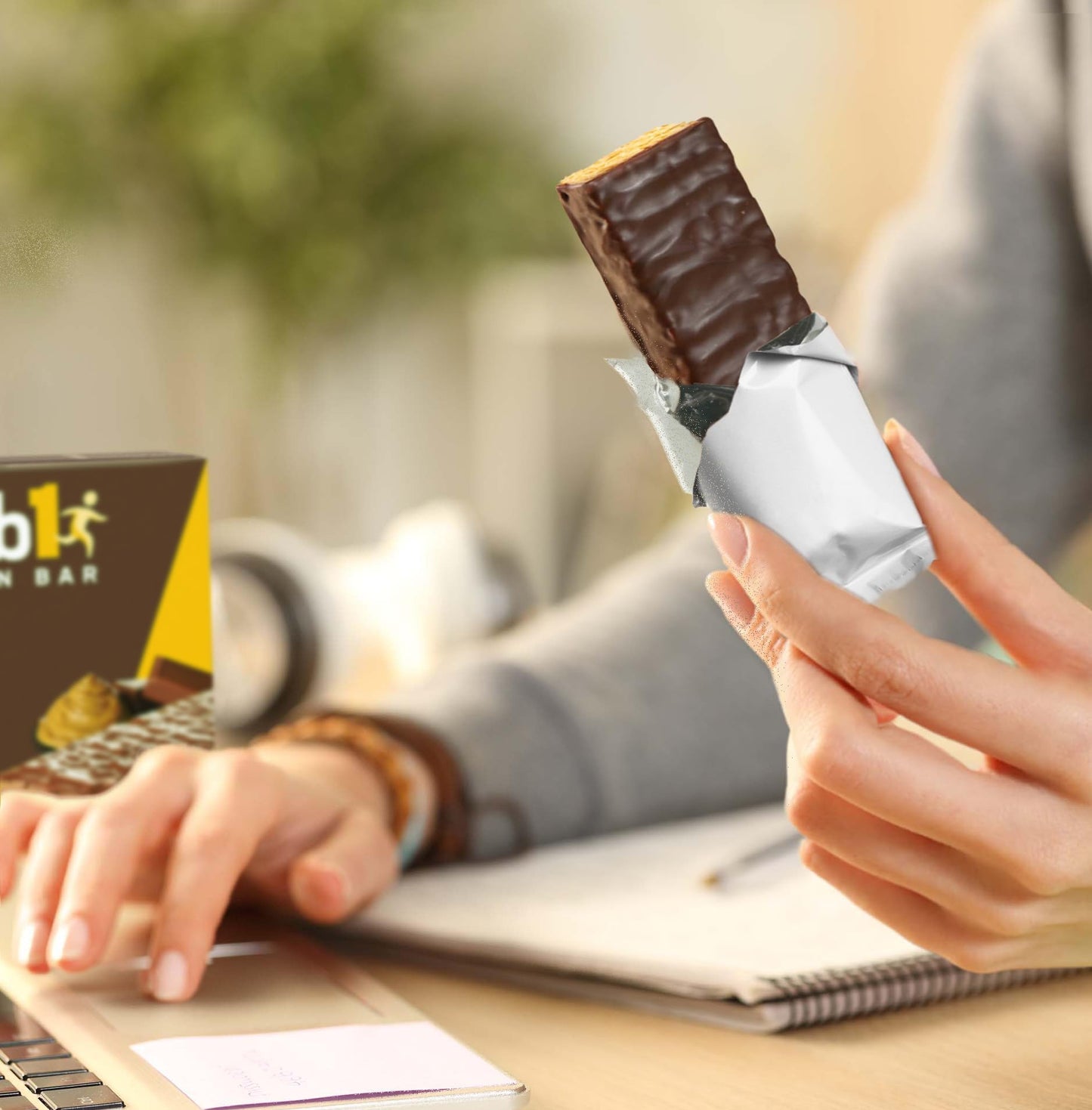 Grab1 Peanut Butter Protein Bars | 15 Grams Protein (2 Pack - 10 Bars) Controls Hunger | Certified Kosher | Low Calorie | Perfect For Snacking | Nutritious Meal Replacement