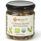 Organic Cornichons Pickles - 12.3 Oz / 348 G - Sweet & Sour Dill Gherkins With Mustard Seeds