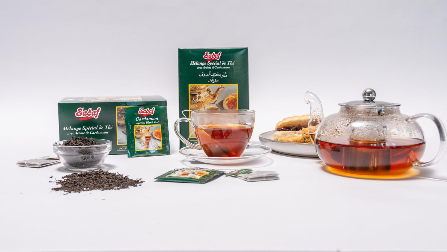 Sadaf Special Blend Tea with Cardamom - Loose Leaf Cardamom Tea - Ceylon Black Tea - Quicktea Product harvested in Sri Lanka - 8