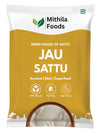 Mithila Foods 500g Jau Sattu High-Fiber Barley Sattu Protein-Rich Energy Drink Low GI Superfood Roasted & Pure Natural & Wholeso