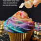 Shanlinly Edible Glitter for Cakes & Drinks - 5g Orange Shimmer Dust