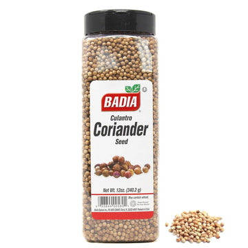 Badia Coriander Seeds Whole, Bright Citrus Flavor, 12 oz, Original Version