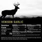 ICON Venison and Pork Snack Sticks, Garlic Flavor, 6 Packs, All Natural, High Protein, Low Calorie, Sugar Free, 4 Sticks Per Pack