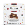 Walkers Milk Chocolate Coated Shortbread Fingers - 8-Count Christmas Cookie Box -Authentic Shortbread Cookies from Scotland