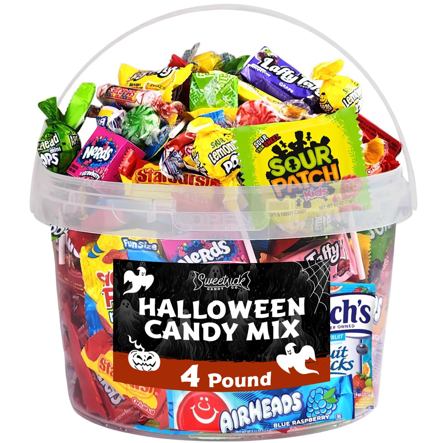 Halloween Candy Variety Pack - 4LB Assorted Box - Gift for Birthday Party, Kids, College Students & Adults (4 Pound)