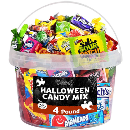 Halloween Candy Variety Pack - 4LB Assorted Box - Gift for Birthday Party, Kids, College Students & Adults (4 Pound)