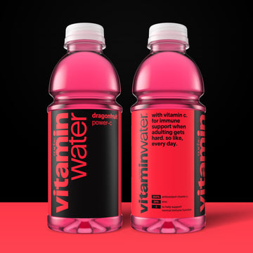 vitaminwater Power-C Dragonfruit Nutrient Enhanced Flavored Water Beverage, 20 fl oz Bottles, 12 Pack