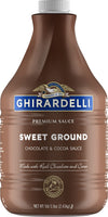 Ghirardelli Sweet Ground Chocolate & Cocoa Sauce Pump Bottle, 87.3 oz