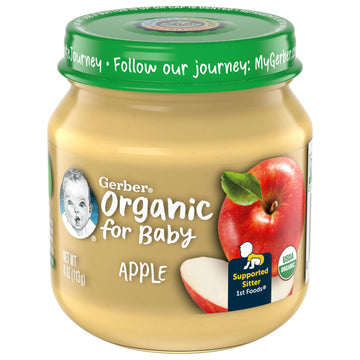 Gerber Organic For Baby Apple, 4 Oz Jar