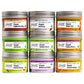 Heavenly Tea Leaves Organic Tea Sampler Set - 9 Assorted Teas (Black, Green, Herbal) - 90 Servings, Naturally Caffeinated & Caffeine Free
