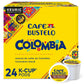Cafe Bustelo 100% Colombian Coffee K-Cup Pods, Medium Roast, 24 Count, Coffee Color