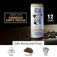 Stella Blue Espresso Caffe Mocha  100% Colombian Coffee  190mg Natural Caffeine  Good Source of Protein  Ready-to-Drink Coffee Energy Beverage  11oz Can  12 Pack