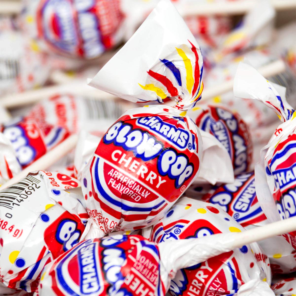 Charms Blow Pops, Flavor, Cherry, 48 Count (Pack Of 1)