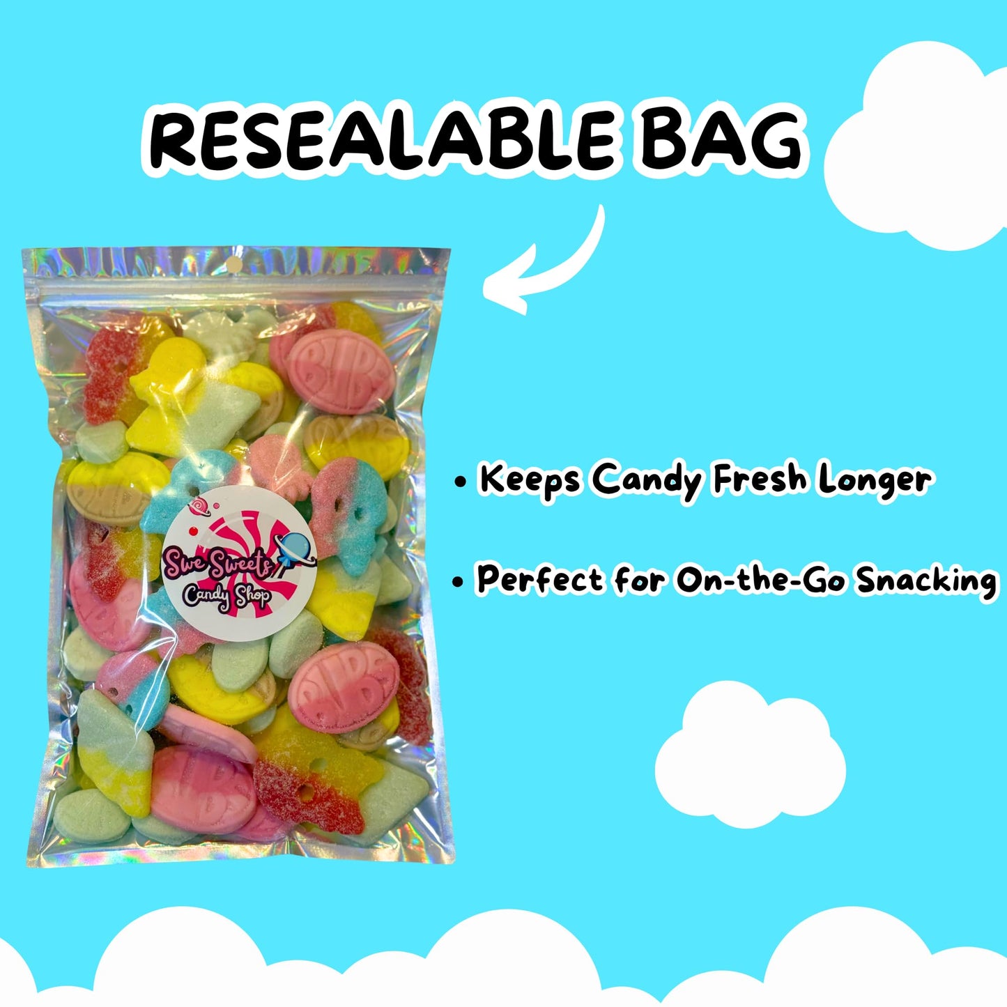 Bubs Swedish Candy Mix  2 Pounds  Vegan and Gluten-Free Treat  Plant-Based Sweets