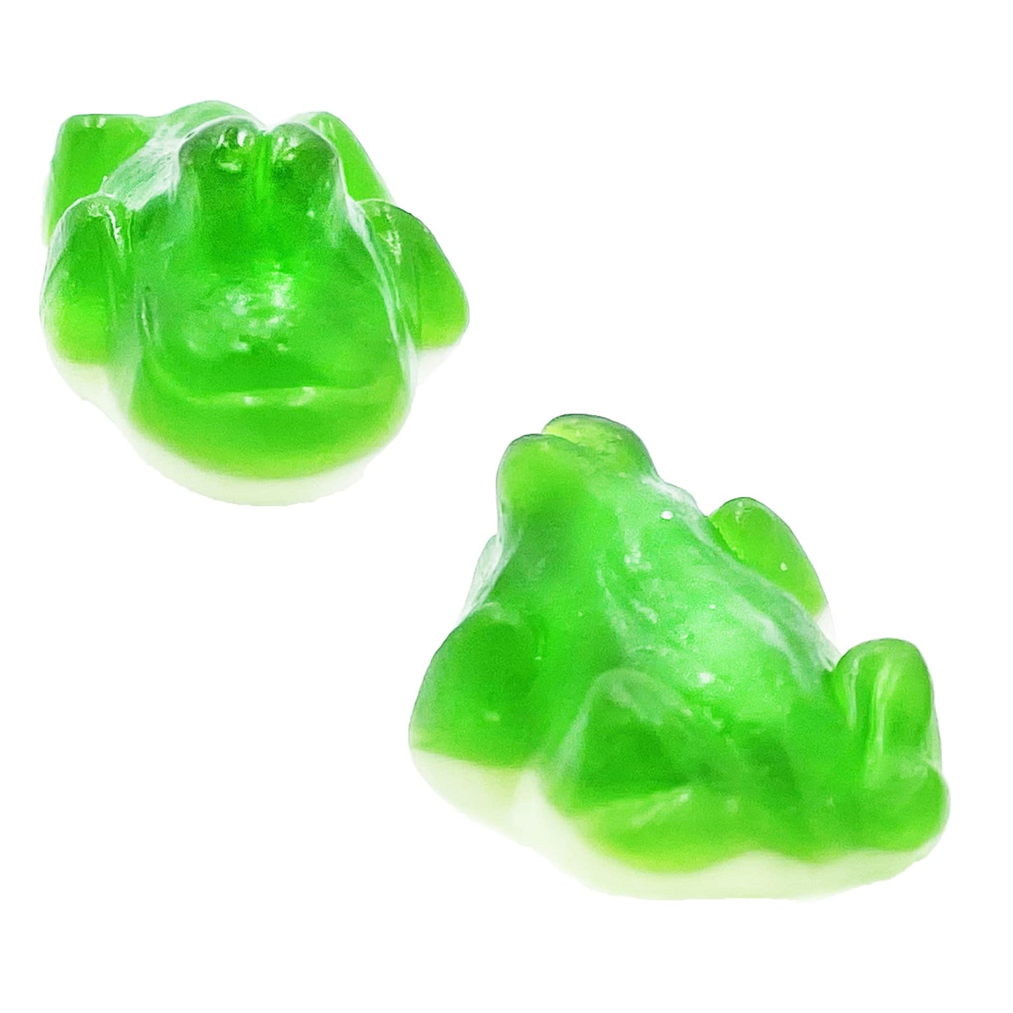 Fruidles Green Frogs Gummi Candy, Delicious Fruit Flavors Gummies (Half-Pound)