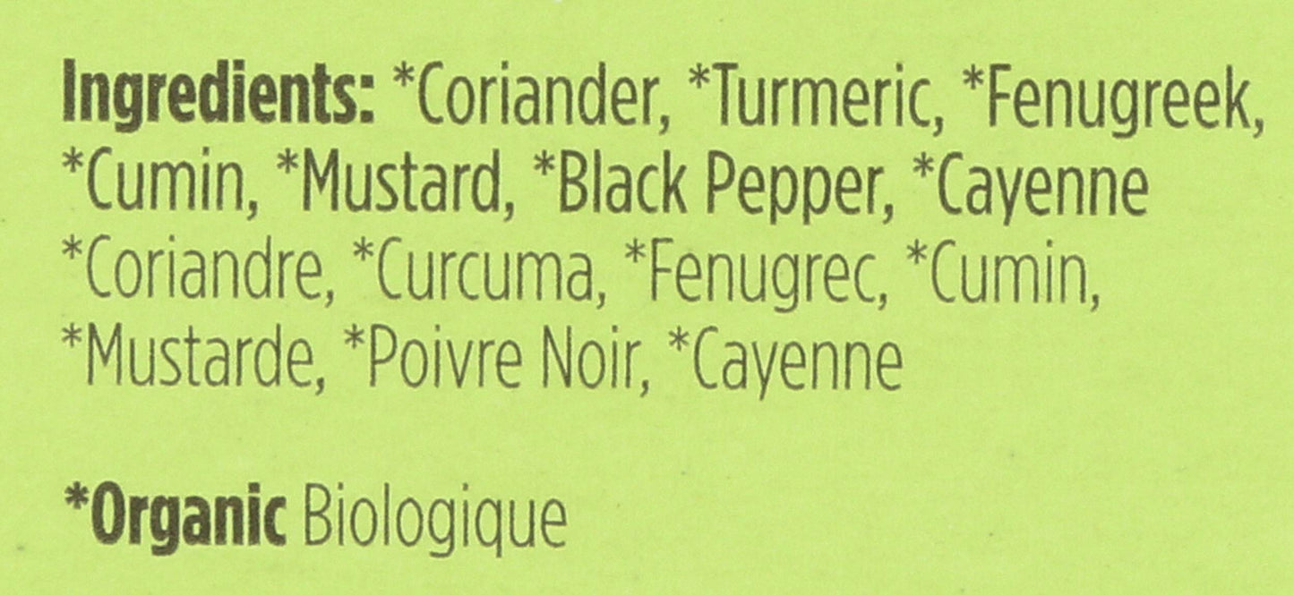 Spicely Organic Curry Powder 0.45 Oz Certified Gluten Free