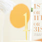 LS Designs Gold Acrylic Cake Topper - Customizable Birthday Number 1