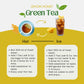 Tea Leaf & Co. Organic Green Tea Bags - Honey Lemon with Fresh Herbs - 100 Teabags (7.055oz/200gm)