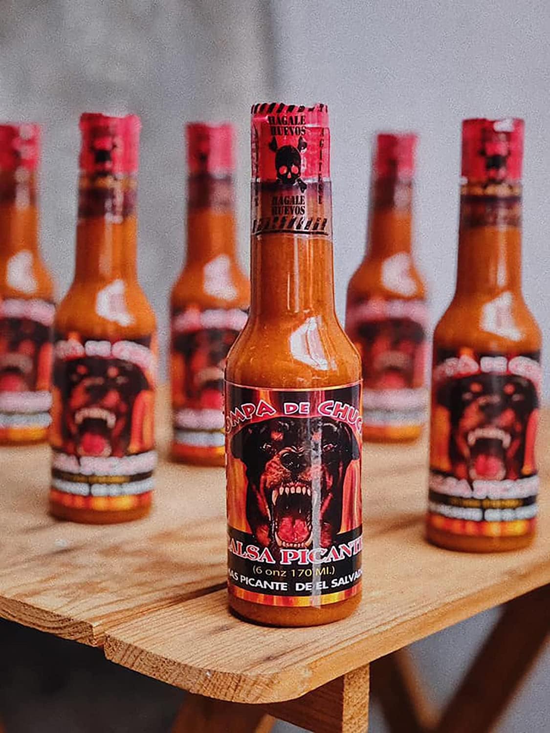 Trompa De Chucho Salsa mas picante de El Salvador Imported by TDP Specialties 6 oz bottles 2 pack