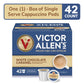 Victor Allens Coffee Flavored Cappuccino, White Chocolate Caramel, 42 Count, Single Serve Cups for Keurig K-Cup malt-inspired