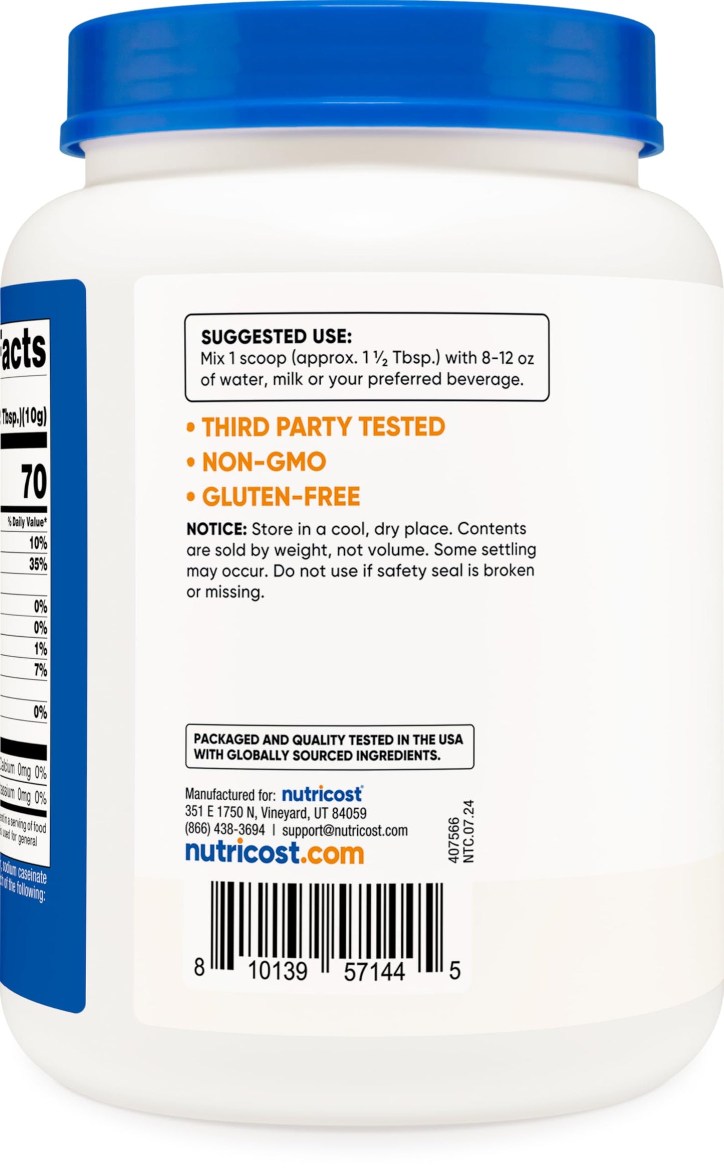 Nutricost Coconut Oil Powder 2 Lbs (90 Servings) - Non-Gmo And Gluten-Free - Premium Quality