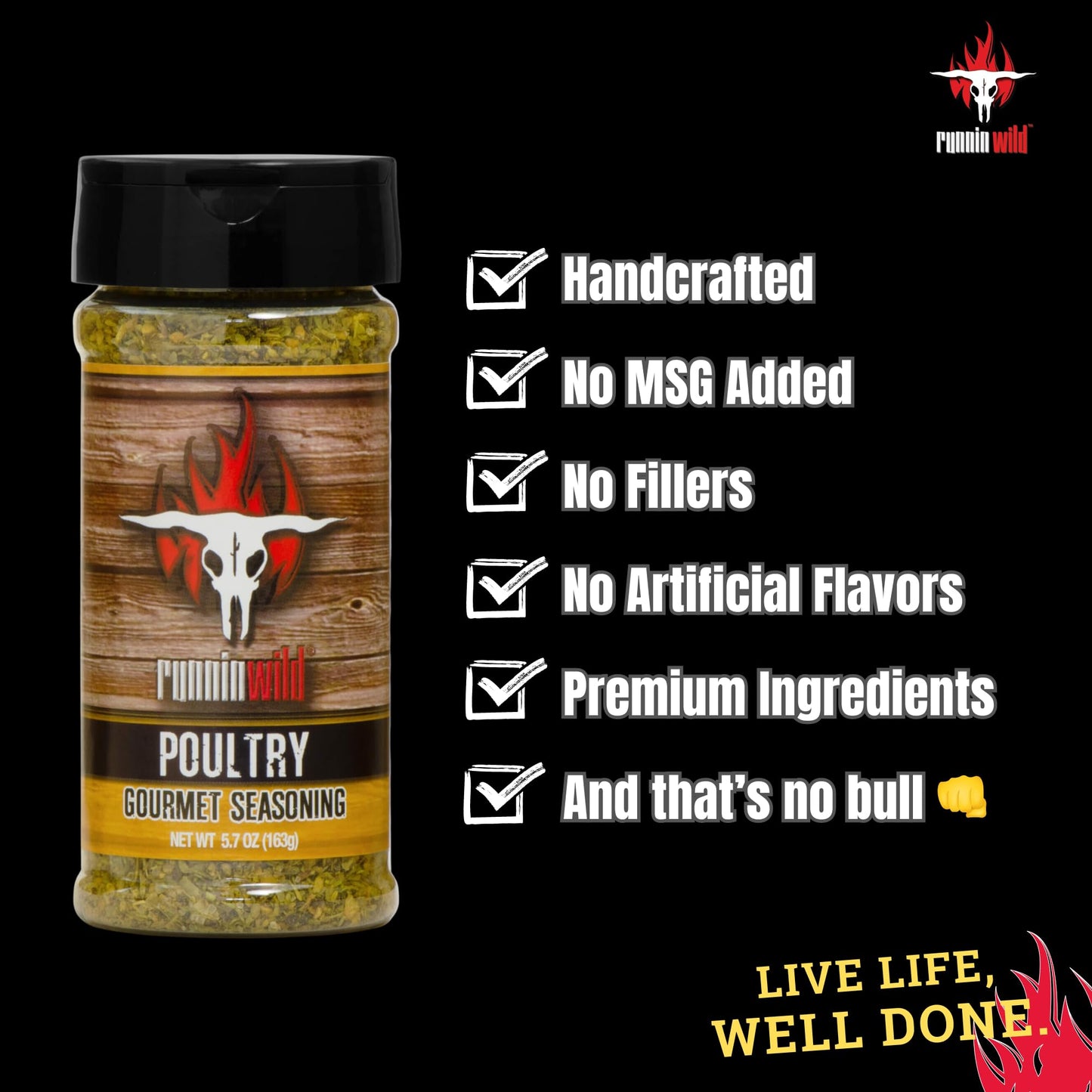 Gourmet Poultry Seasoning | Premium Chicken & Turkey Seasoning With Whole Herbs And Natural Lemon Flavor | No Artificial Flavors