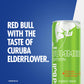 Red Bull Green Edition Curuba Elderflower Energy Drink - 8.4 Fl Oz, 24 Cans (6 Packs of 4), Model RB242812