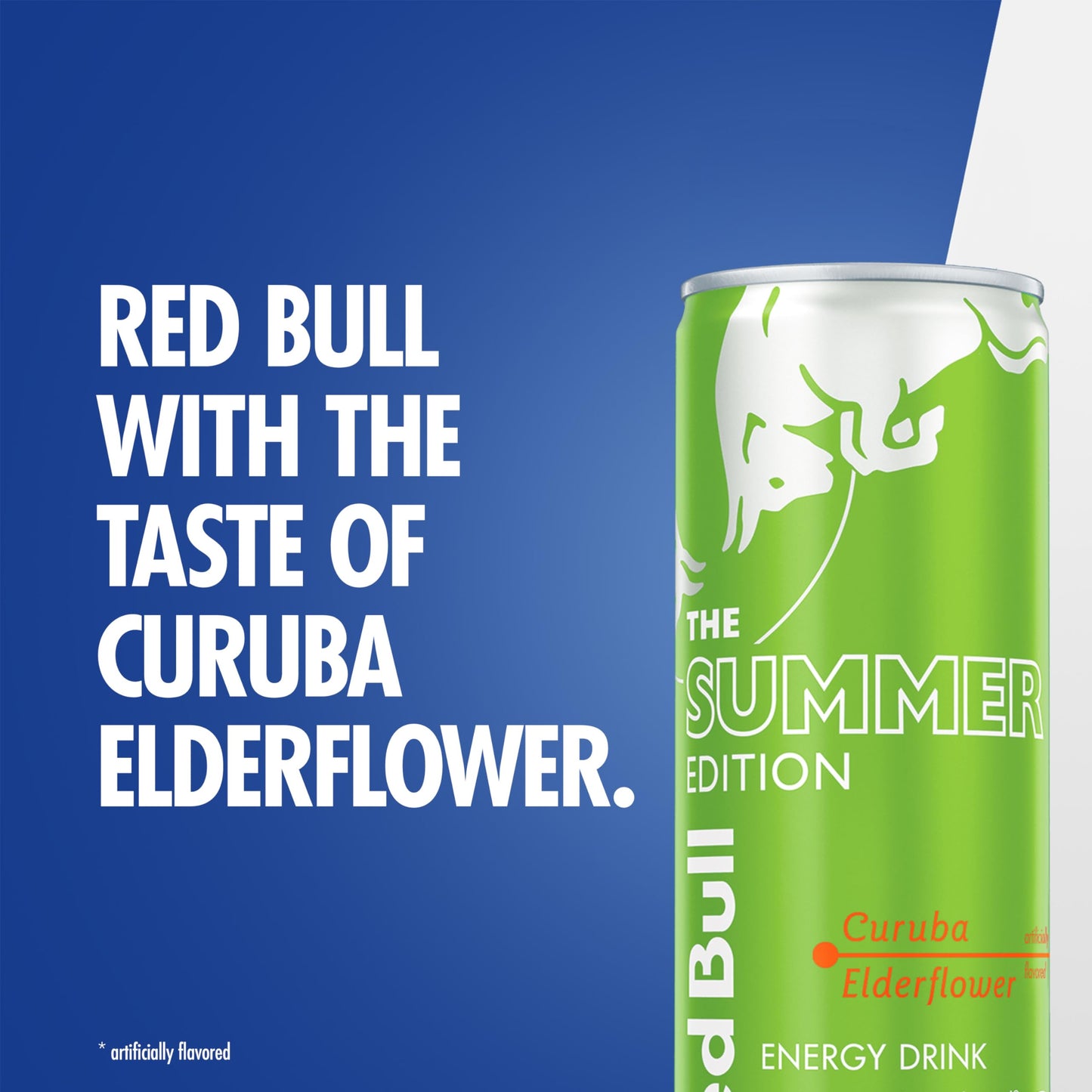 Red Bull Green Edition Curuba Elderflower Energy Drink - 8.4 Fl Oz, 24 Cans (6 Packs of 4), Model RB242812