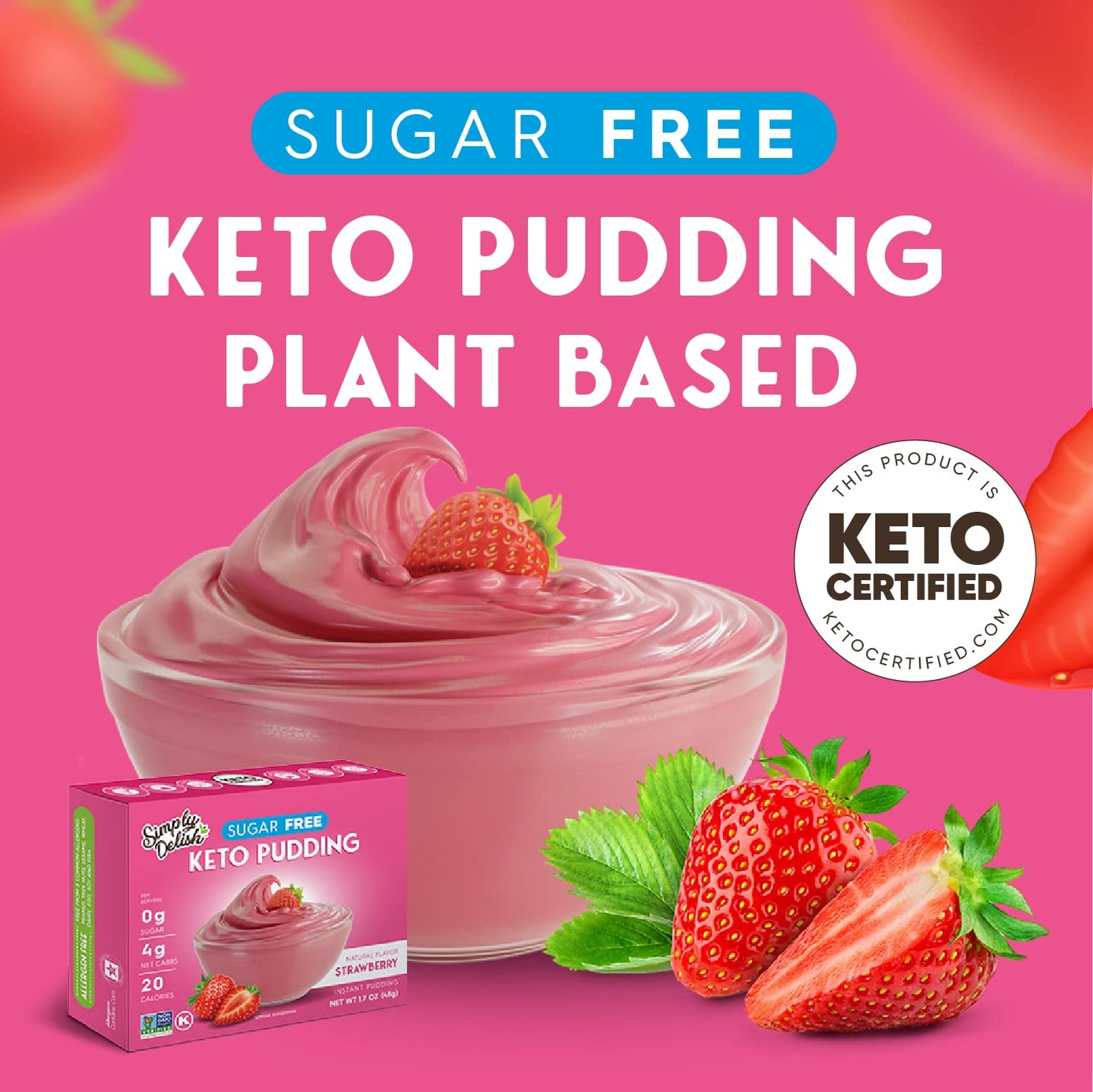 Smply Del Straw Pudd Mix (6X1.70)