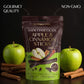 Belgian Chocolate Covered Fruit Sticks - Gourmet Covered Dried Fruit, 3.5 Oz Resealable Pouch, Non-Gmo, Perfect Treat For Chocolate Lovers (Dark Chocolate, Apple)