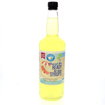 Hypothermias Hawaiian Snow Cone Syrup, Shaved Ice Flavor - Quart (32 Fl. Oz) - Cheesecake - Non-GMO 100% Pure Cane Sugar, BPA-Fr