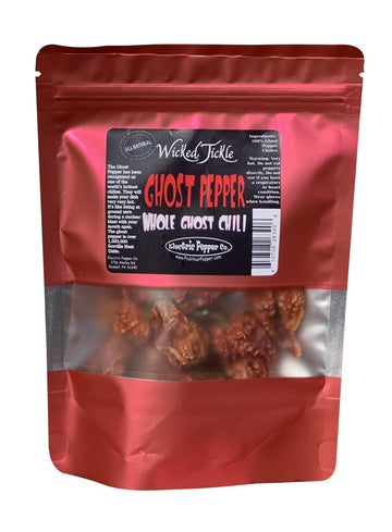 Wicked Tickle Spice Gift Set - 10 Ghost, 10 Scorpion, 10 Carolina Reaper Peppers + 2 Free Each (36 Total)