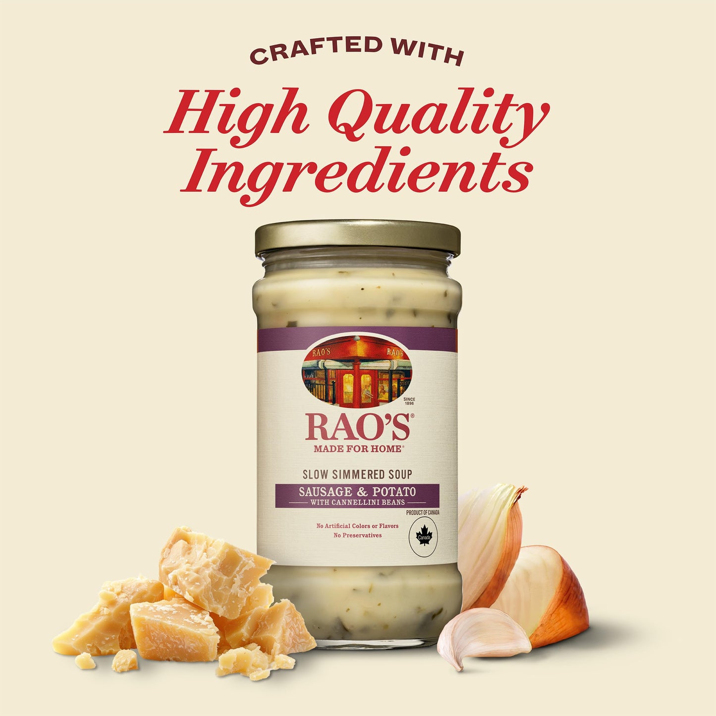Raos Italian Sausage & Potato With Cannellini Beans Soup, 16 Ounce (Pack of 6)