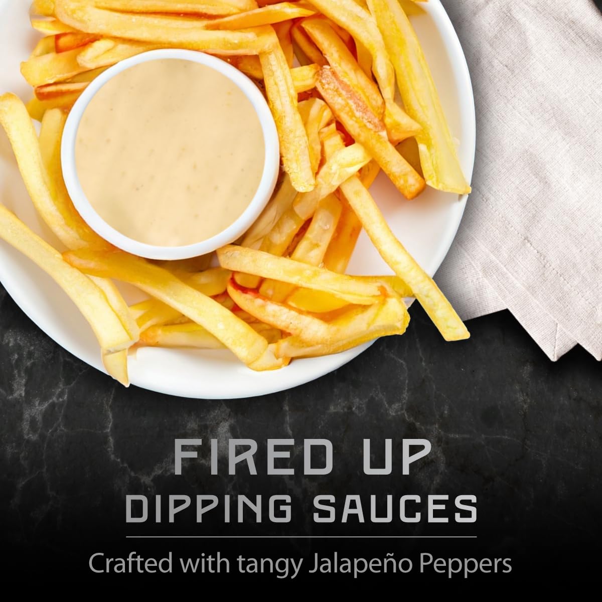 Melindas Jalapeo Ranch - 12 Oz, 1 Pack - Spicy Ranch Sauce, Hot Creamy Sauce With Jalapeo Peppers - Perfect For Wings, Pizza, Fr