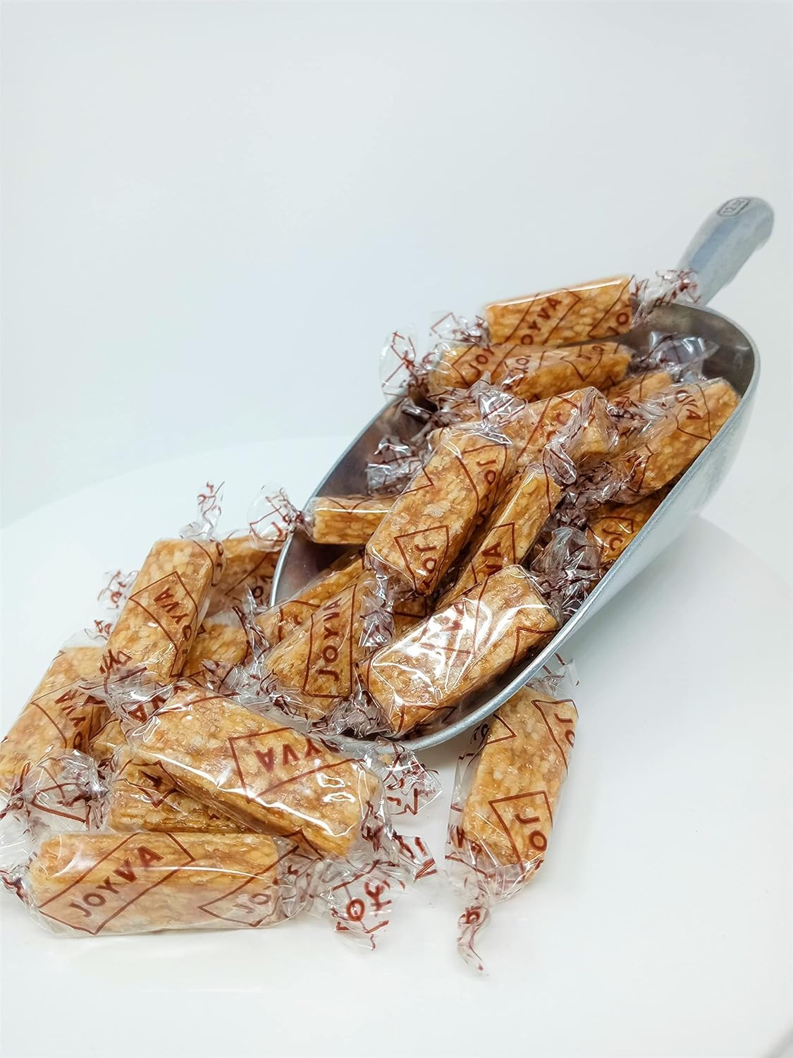 Joyva Sesame Crunch - Small Individually-Wrapped Crunchy Sesame Candy Bars With Honey - Bite-Size On-The-Go Sweet Snacks - Kosher, Parve, No Gluten Or Dairy - Made In Brooklyn (1 Lb)