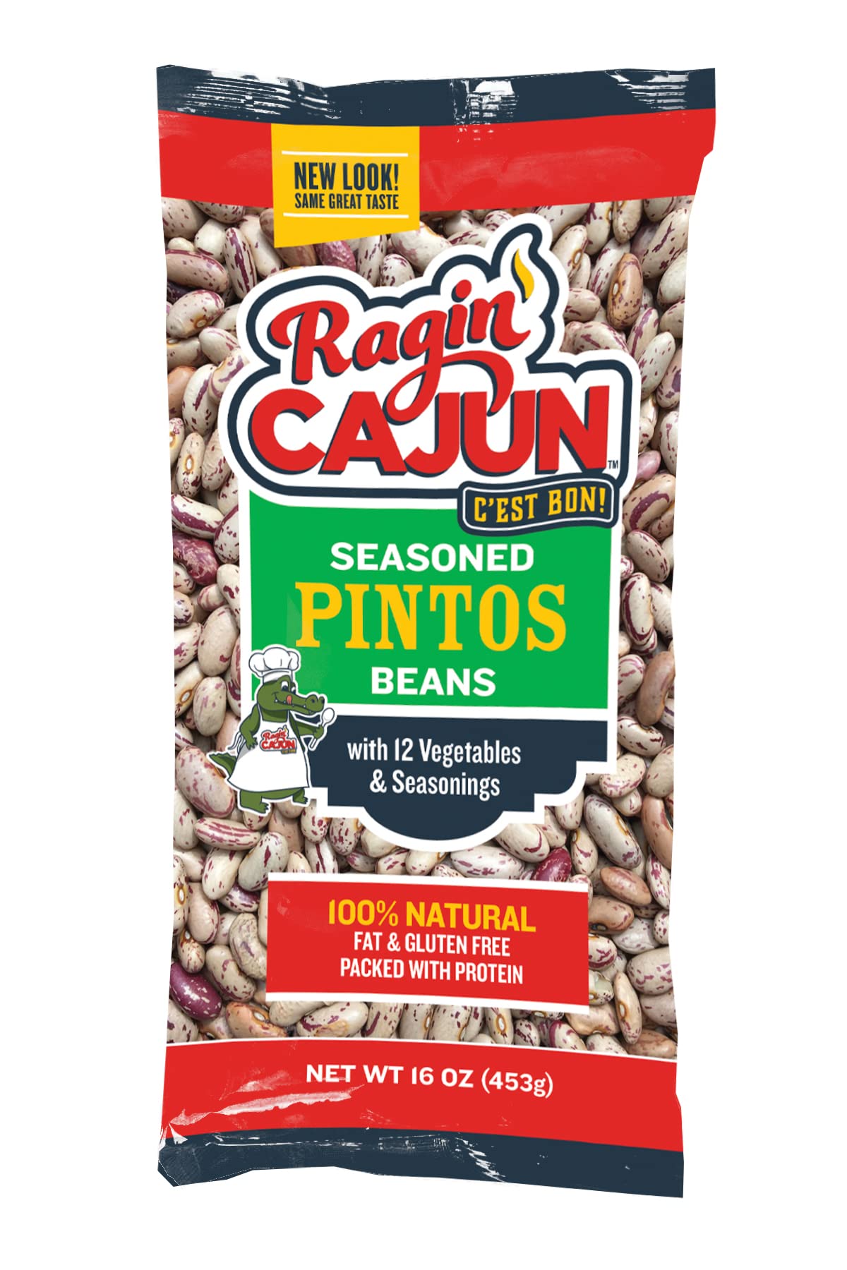 Seasoned Pito Beans 16 oz Ragin Cajun (Pack of 1)