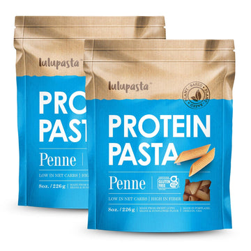 Wholesome Provisions High Protein Pasta, Gluten Free, Keto, 19g Protein, 4g Net Carb, 8 Ounce (Pack of 2)
