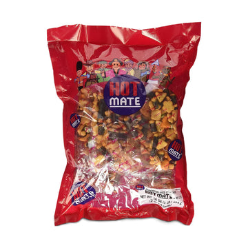 Shirakiku Hot Mate Japanese Rice Cracker | Oriental Asian Arare Rice Crackers With Glutinous Rice, Wasabi Green Peas, And Soy Sa