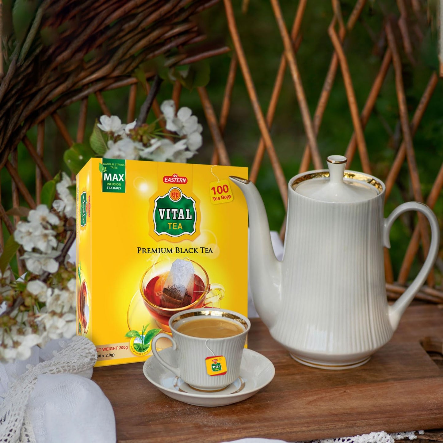 Vital Premium Black Tea - Black Tea Classic Collection Finely Selected Speciality Tea Naturally Anti Oxidized Black Vital Tea (1