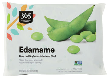 365 Everyday Value, Edamame in Shell, 16 oz, (Frozen)