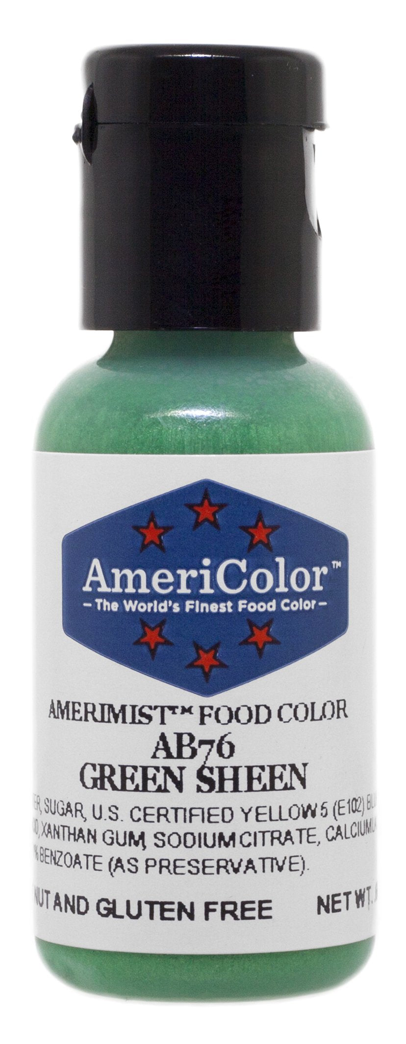 Americolor Amerimist Airbrush Color .7 Ounce, Green Pearl Sheen