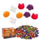 EORA Halloween Lollipop Suckers Candy, 42 Pack, Multi Color, Individually Wrapped, Pumpkin, Bat, Cat Designs, Model QWLH-HLMA-8G42