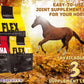 Majestys Flex Wafers - Joint Support dietary product for Horses - Glucosamine, MSM, Chondroitin - 60 Count - Peppermint Flavor