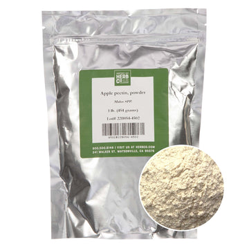 Monterey Bay Herb Co. Apple Pectin Powder | Used to Thicken Jams, Jellies, Creams & Lotions | 1 LB