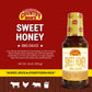 Country Bobs Sweet Honey Barbecue Sauce - Gluten Free BBQ Sauce for Meat & Fish, 18oz, Pack of 2