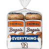 Thomas Everything Bagels, 12 Count, 10g Protein per Bagel, 40 oz.