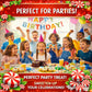 Individually Wrapped Fruit Hard Candies with Juicy Center, Bulk Bag for Pinata Stuffers, Party Treats & Candy Buffet Favors (2LB